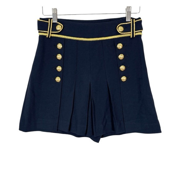 Derek Lam 10 Crosby Pleated Sailor Shorts Size 4 - Picture 4 of 11